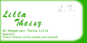 lilla theisz business card